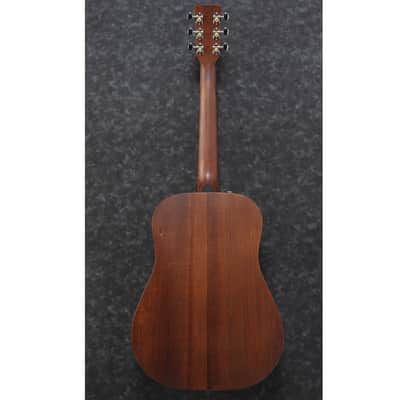 Ibanez AW50JR Open Pore Natural 6-String JR Acoustic Guitar w/ Gigbag image 2