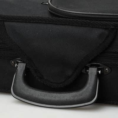 Full Size 4/4 Violin Case – Black Oxford Cloth Lightweight Protective Triangle Case image 4