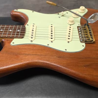 ESP SE Stratocaster Custom 80s Natural Mahogany Body USA Kent Armstrong Vintage American DiMarzio Pickup Brass Kahler Bridge Gotoh Switch MIJ Japan UK Fender Super Strat Parts Guitar Partscaster image 14