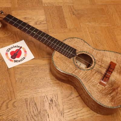 Maui Music Deluxe Mango Wood Shell Inlay TenorUkulele #5088 image 19