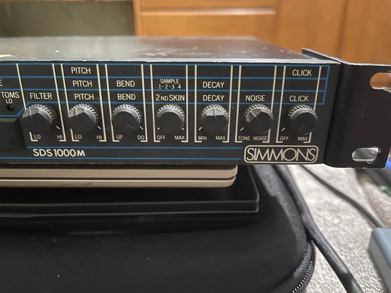 Simmons SDS 1000 5-Channel Drum Sound Module 1986 - Black image 1