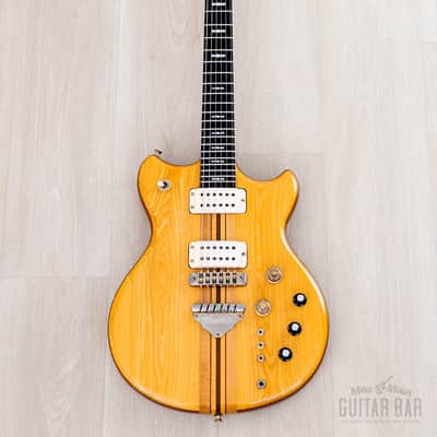 1977 Greco GO1200 Speed Way Vintage Neck Through Guitar Natural w/ Case, Japan Fujigen image 2