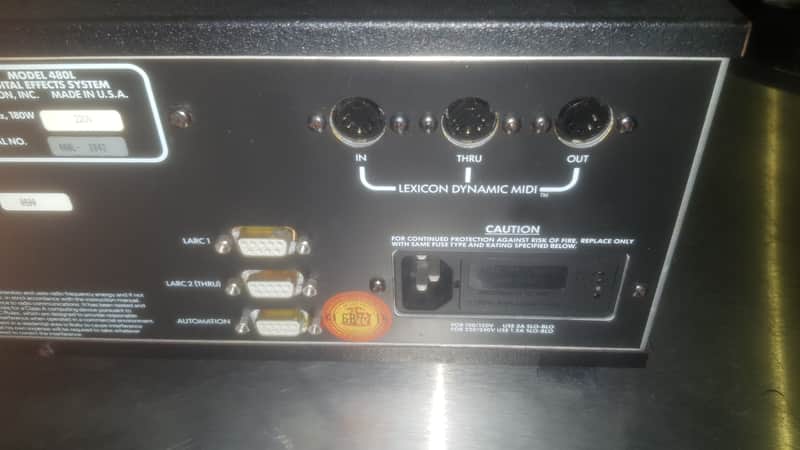 Lexicon 480L Digital Effects System with LARC Remote 1980s - Black / White Remote image 1