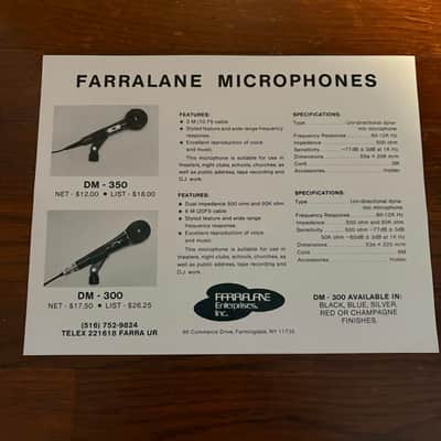 Farralane Lighting and Audio Catalog, Flyers and Pricing, 1983 image 19