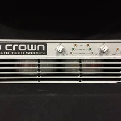 Crown Macro Tech 5000 VZ amp 2000 Black and Silver image 8