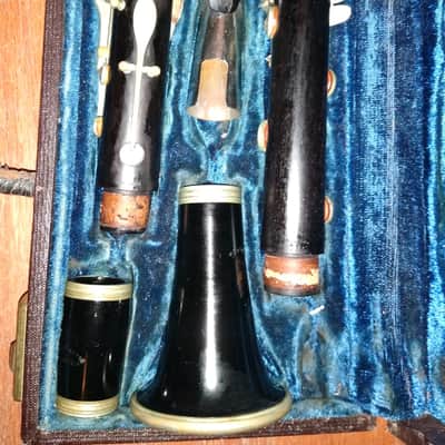 Rene Duval Wood Soprano Clarinet Wood, Italy, Intermediate level, Good Condition image 7
