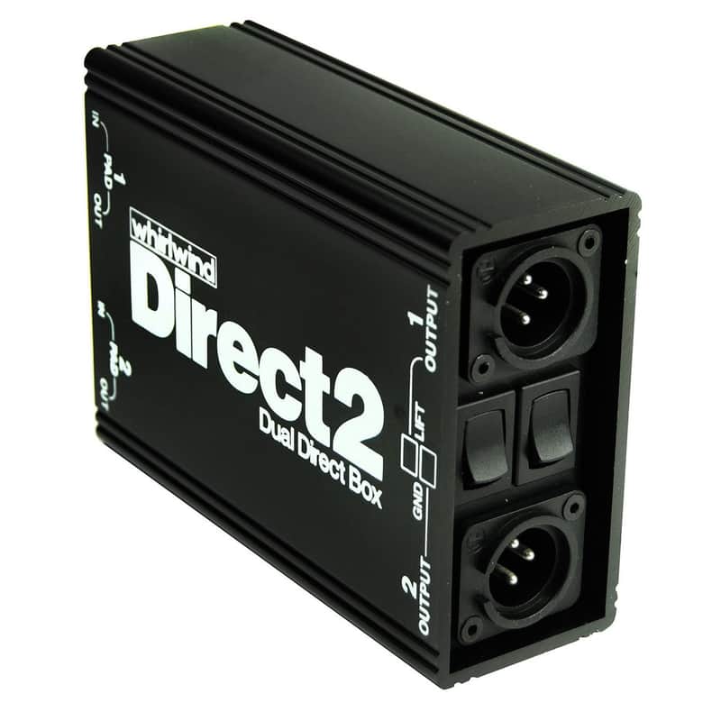 Whirlwind DIRECT2 2 Channels Passive Direct Box image 1