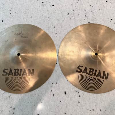 Sabian 14" AAX Stage Hi-Hat Cymbals (Pair) 1993 - 2001 - Natural image 1