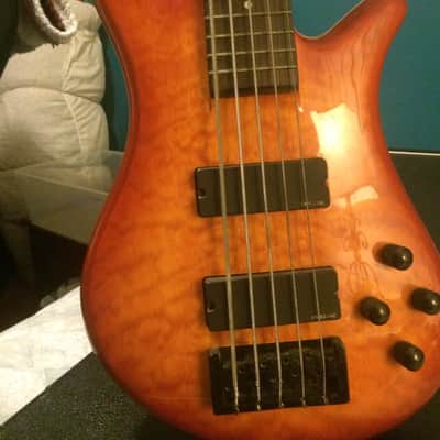 Spector NS-2000/5 2001 Orange Quilted Maple image 3