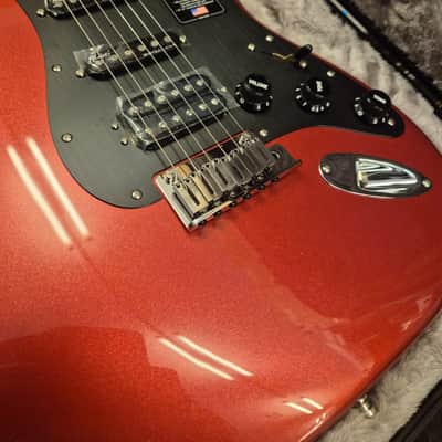 2025 Fender American Ultra II Stratocaster MN HSS Sinister Red image 6