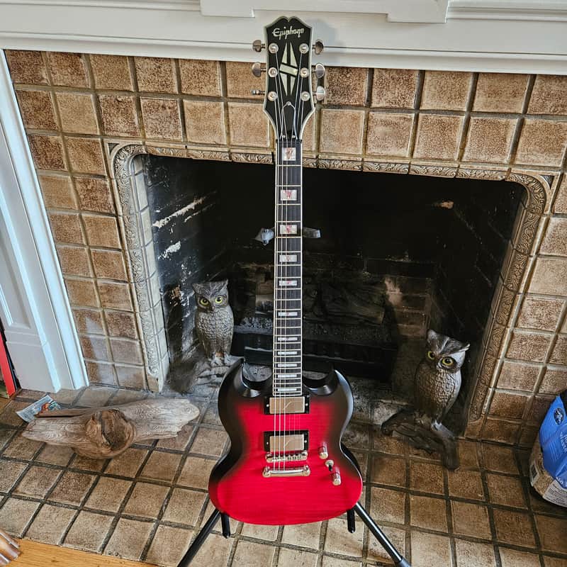 Epiphone SG Prophecy 2021 - Red Tiger Aged Gloss image 1