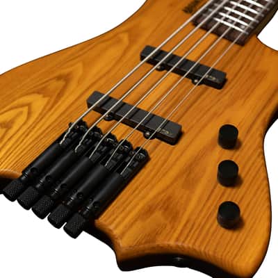 BootLegger Guitar Absinthe 5 String Bass 2025 - Gloss - EMG Active image 7