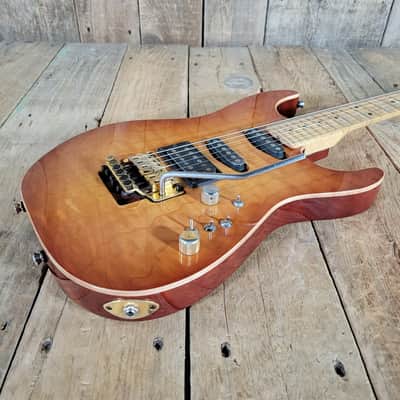 Tom Anderson Drop Top One of Two with Redwood Body 1991 - Honeyburst image 8