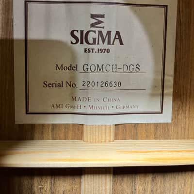 Sigma Grand OM Acoustic Electric Guitar Fishman New Strings w/ Case image 6