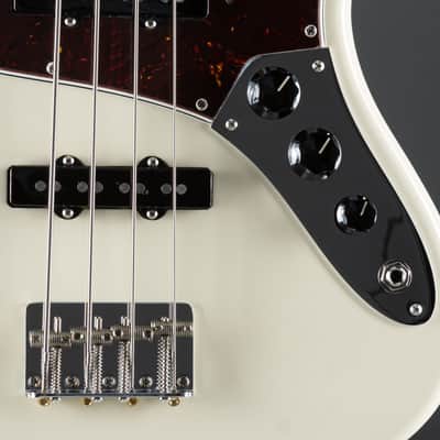 Fender American Vintage II 1966 Jazz Bass RW Olympic White - 4-String Electric Bass image 10