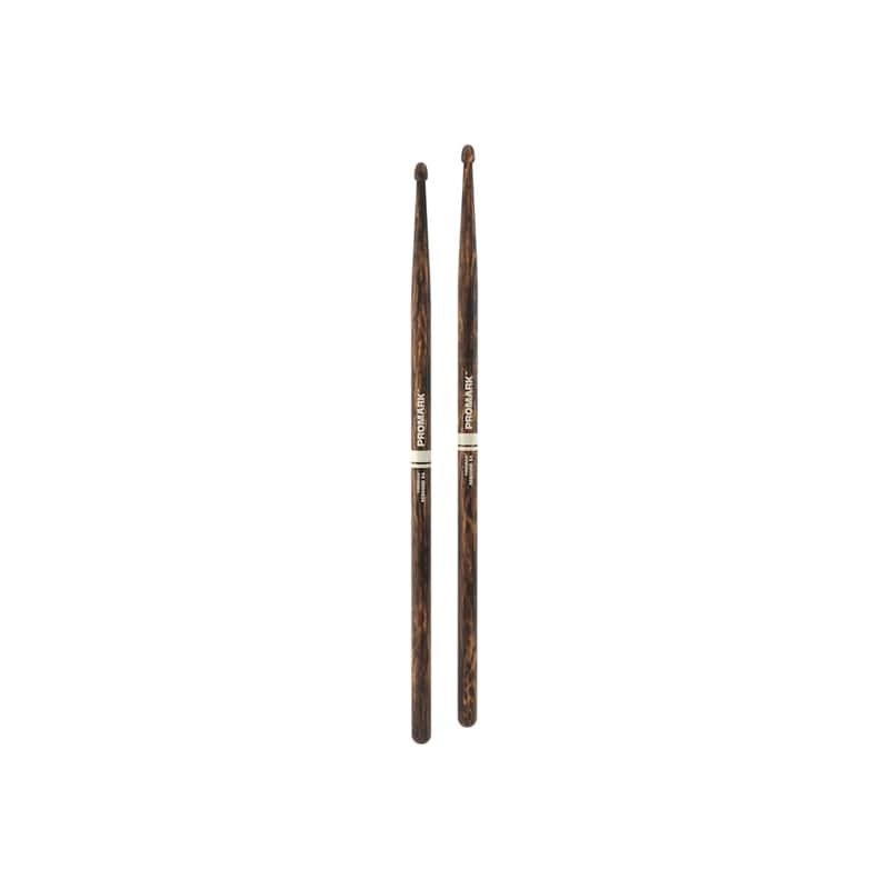 ProMark Rebound 5A FireGrain Hickory Drumsticks – Acorn Wood Tip imagen 1