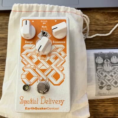 EarthQuaker Devices Spatial Delivery Sample & Hold Envelope Filter White Sparkle / Orange Print image 1