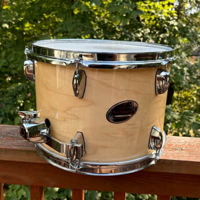 Sakae Almighty Maple Natural Gloss BeBop Drum Set 13, 14, 18" image 12