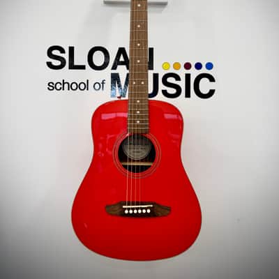 Fender California Standard Redondo Mini with Bag - Fiesta Red image 3