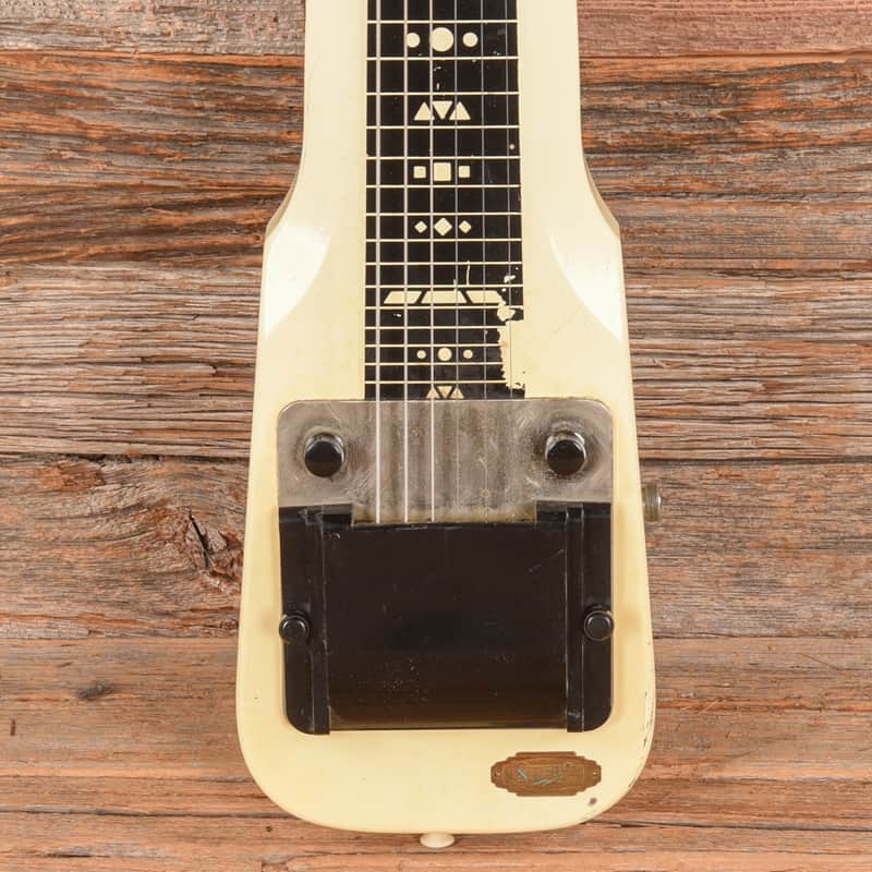 Supro Comet Lap Steel White 1956 image 1