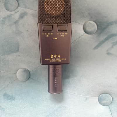 AKG C414 XLII Large Diaphragm Multipattern Condenser Microphone 2010s - Black image 2