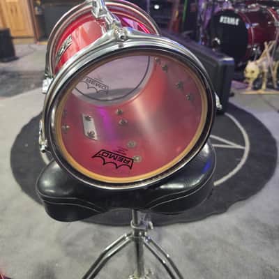 Tama Superstar - 9"x8" Tom - 1980's - Candy Apple Red Lacquer image 7