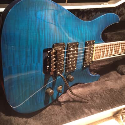 Jackson Soloist Archtop Pro 1990 Transparent blue image 3