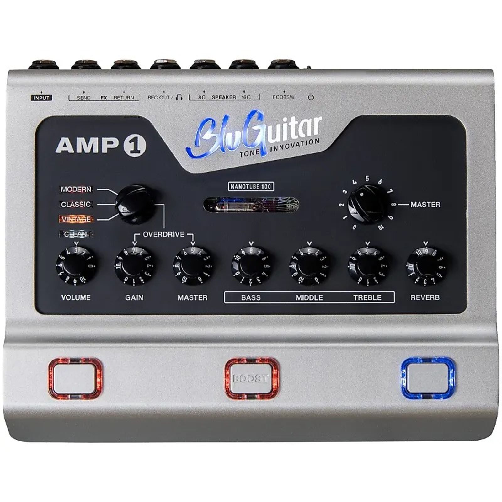 BluGuitar AMP1 ギターエフェクター BluGuitar Amp1 Mercury Edition 100-Watt Nanotube Pedalboard Guitar