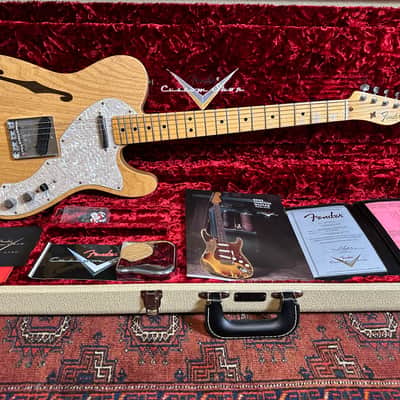 Fender Custom Shop '69 Telecaster Thinline Journeyman Relic 2023 Natural image 2