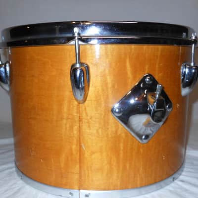 Vintage 1972 Slingerland Maple Nitrocellulose Lacquer 9 x 13" Concert Tom * HIGHLY FIGURED MAPLE * imagen 7