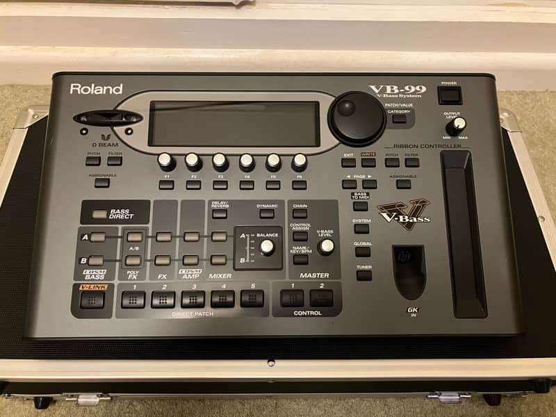 Roland VB-99 with GK-3B pickup and cables image 1
