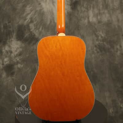 2013 Epiphone Dove Pro/Studio Dreadnought Flattop Acoustic Violin Burst image 21