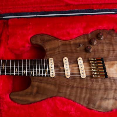 GB Liuteria Custom Petra 7 string fanned fibonacci series edition image 2