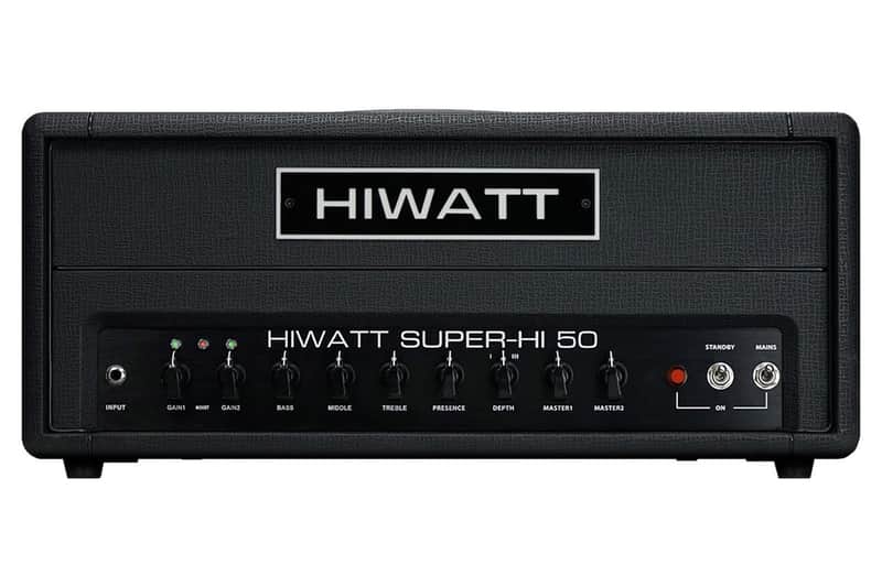 Hiwatt SUPER-HI 50 2-Channel 50W Head Amplifier w/ Extreme Gain image 1