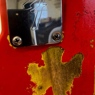 Fender Jazz Bass 1966 Fiesta Red w. OHSC image 11