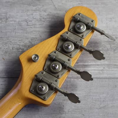 1993 Fender Japan JB62-FL '62 Reissue Jaco Fretless Jazz Bass (Sunburst) image 13