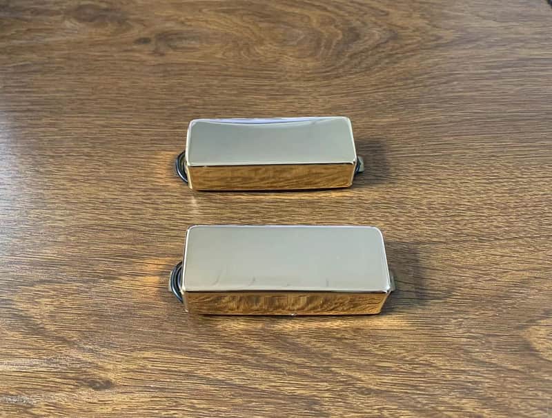 Golden Ibanez P90 SoapBar Classic Elite Bass Guitar Pickups image 1