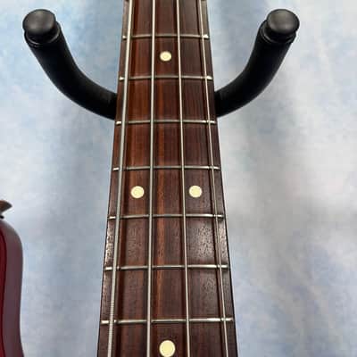 1993 Fender Japan PB-38 Standard Precision Bass Candy Apple Red, MIJ imagen 5
