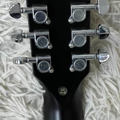 Alvarez ABT60CE-8BK 8-String Baritone Black Acoustic Electric Guitar, B-Stock image 5