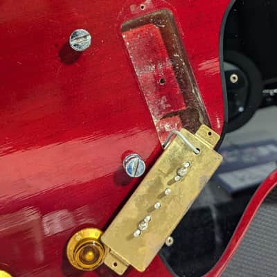Orville Les Paul Junior Double Cut-Away LPJD-70 1990 Cherry Japan Licensed Gibson Jr DC w/ Gig Bag image 10