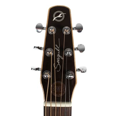 Used Seagull Maritime SWS Mini Jumbo Acoustic Guitar in Natural High-Gloss Finish image 5