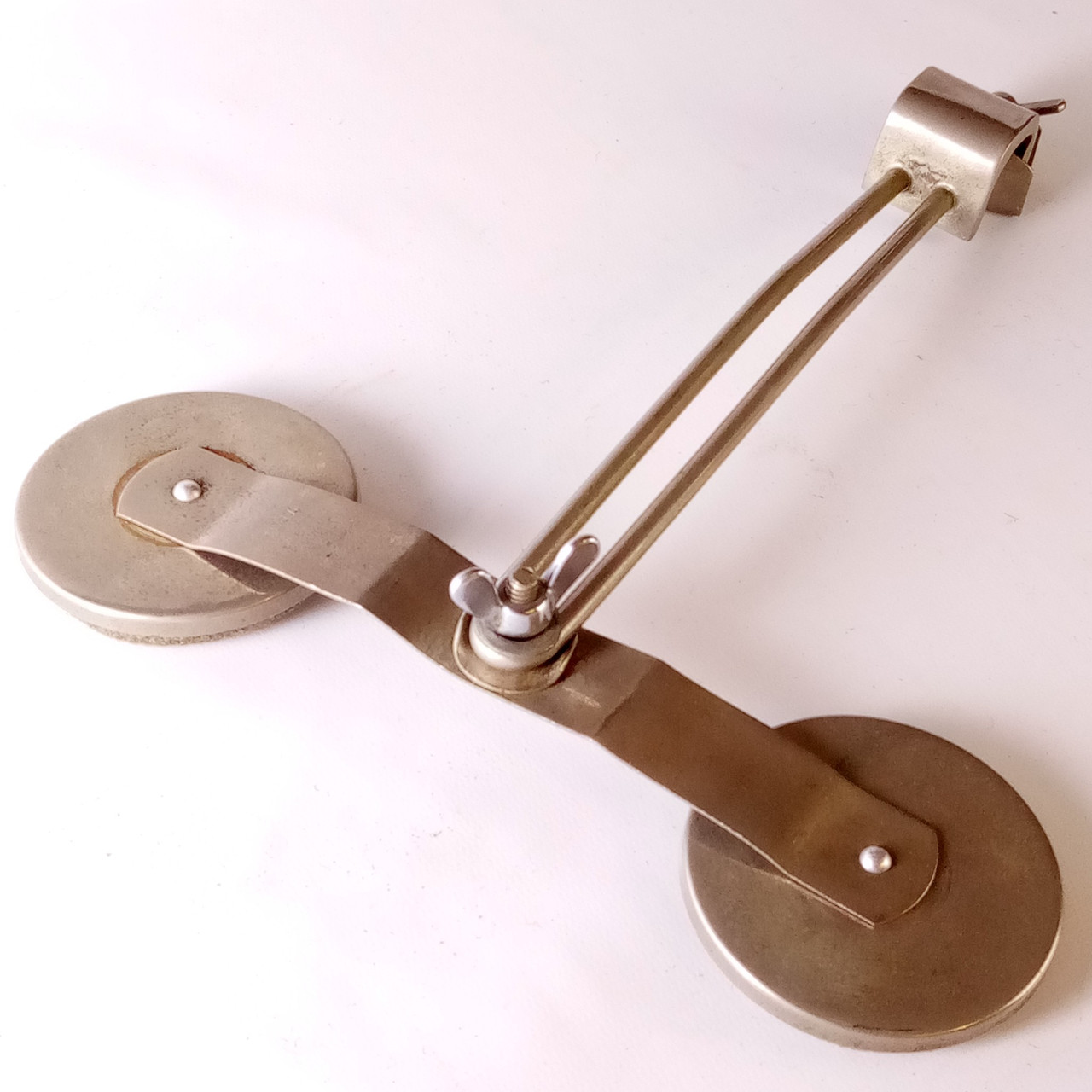 MIJ Nickel Bass Drum Muffler Clamp-On External Dual-Tone Control Japan Vintage60 — main photograph