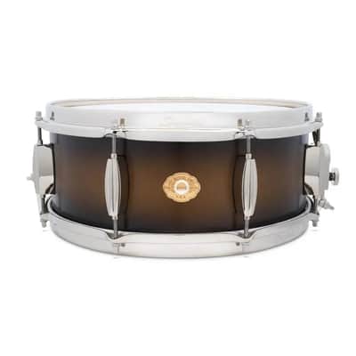 Slingerland Radio King Artist Snare Drum 14x5.5 Black & Gold Lacquer image 1