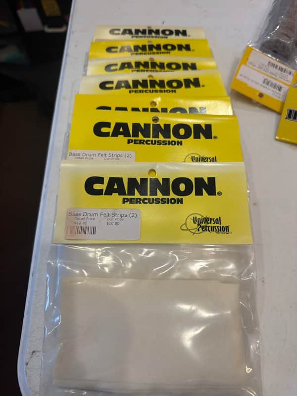 Cannon Percussion Bass Drum Felt Strips image 1