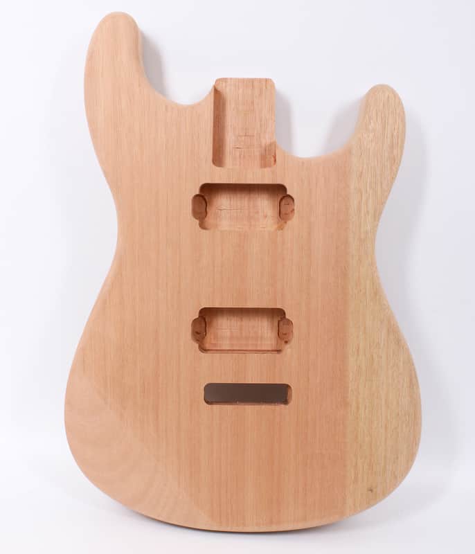 Guitar Body Mahogany Wood Unfinished Guitar DIY Humbucker Pickup image 1