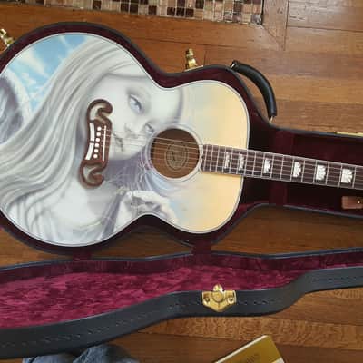 Gibson SJ-200 Unique Finish One of a Kind w/Michael Godard Artwork from Dishwalla's Opaline Cover image 4