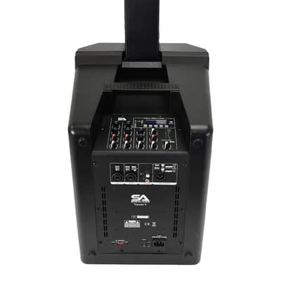 Tower1 - Powered Portable Column Array PA System - 4x3 Column Speaker & 10 Inch Subwoofer image 4