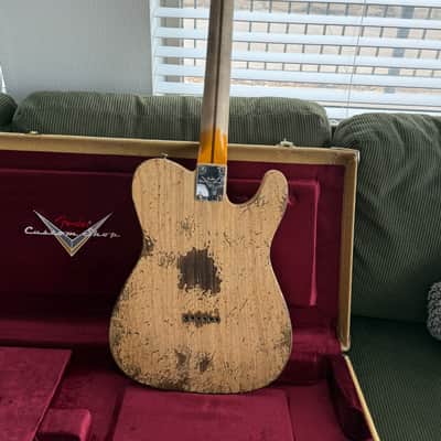 Fender Custom Shop 51’ HS Telecaster Heavy Relic 2024 - Relic Butterscotch Blonde image 3