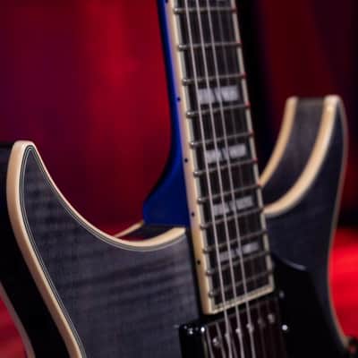 Washburn SH35TB Wing Series Semi Hollow Electric Guitar w/Gigbag, Trans Black image 10