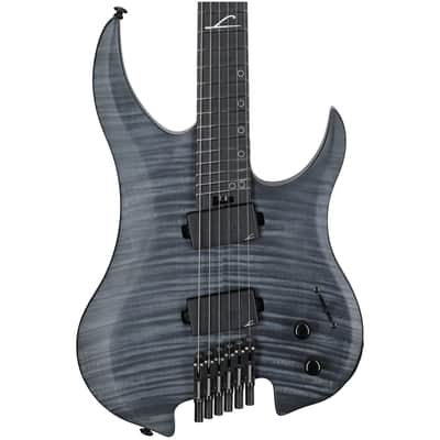 Legator G6FSS Ghost 6 Super Shred Electric Guitar, Black Flame Maple image 3